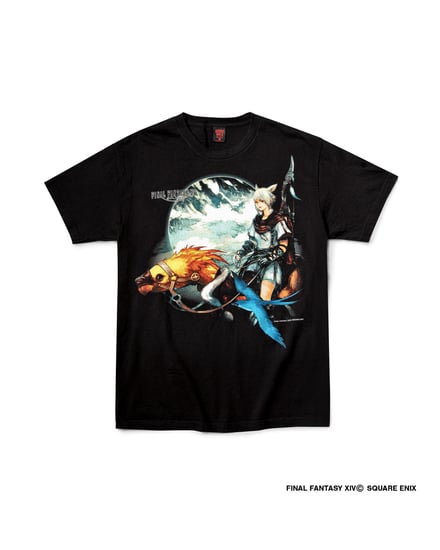 FINAL FANTASY XIV × GEEKS RULE 15 SILKSCREEN PRINTING T シャツ