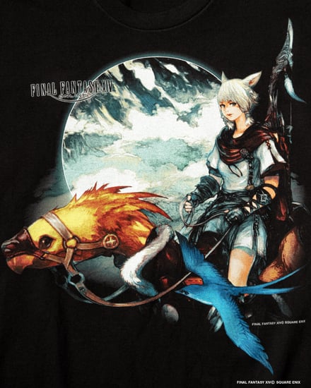 FINAL FANTASY XIV × GEEKS RULE 15 SILKSCREEN PRINTING T シャツ