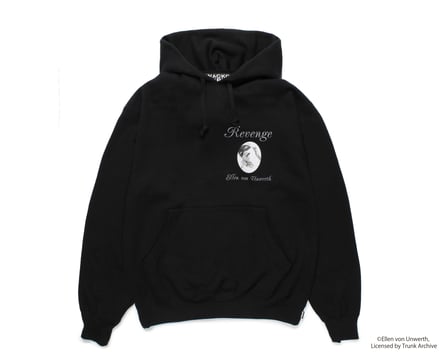 HEAVY WEIGHT PULLOVER HOODED SWEAT SHIRT TYPE1 / BLACK