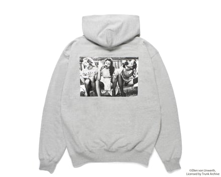 HEAVY WEIGHT PULLOVER HOODED SWEAT SHIRT TYPE2 /GRAY