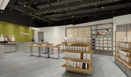 店舗インテリアの画像