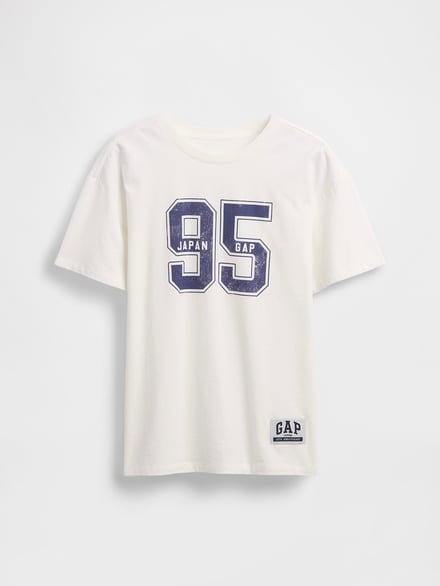 30th アニバーサリー オーバーサイズ GAP ロゴ チュニック T シャツ