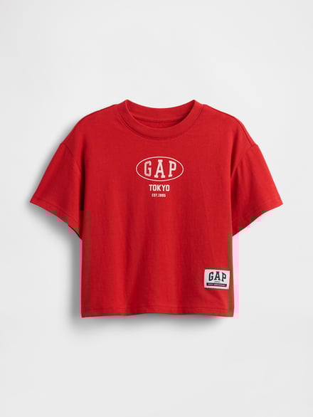 30th アニバーサリー リラックス GAP ロゴ T シャツ