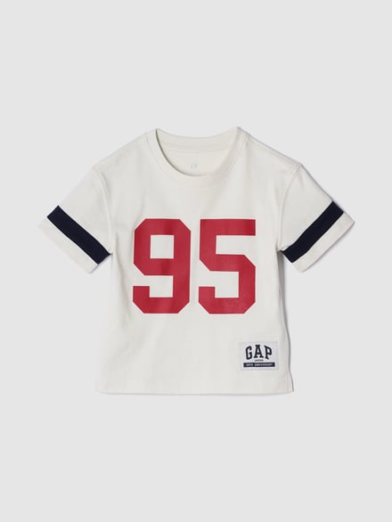 30th アニバーサリー GAP ロゴ ジャージーT シャツ