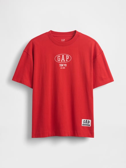 30th アニバーサリー オーバーサイズ GAP ロゴ T シャツ