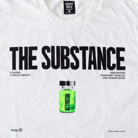 THE SUBSTANCE × GEEKS RULE SILKSCREEN PRINTING T SHIRT