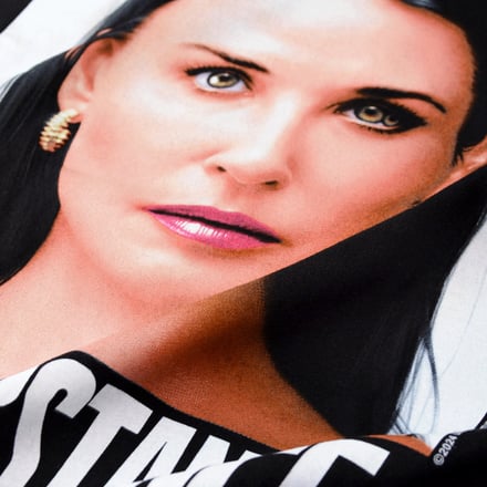 THE SUBSTANCE “DEMI MOORE” × GEEKS RULE 13 SILKSCREEN PRINTING T SHIRT