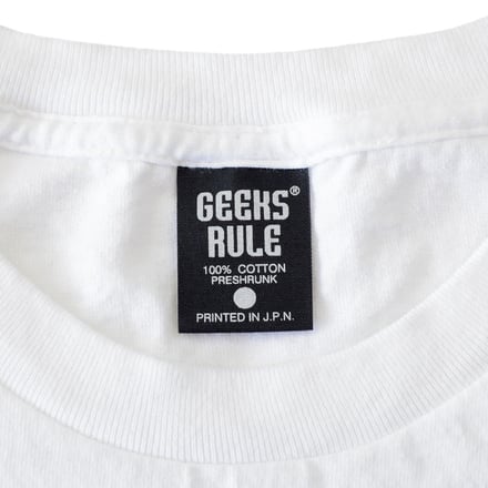 THE SUBSTANCE × GEEKS RULE SILKSCREEN PRINTING T SHIRT