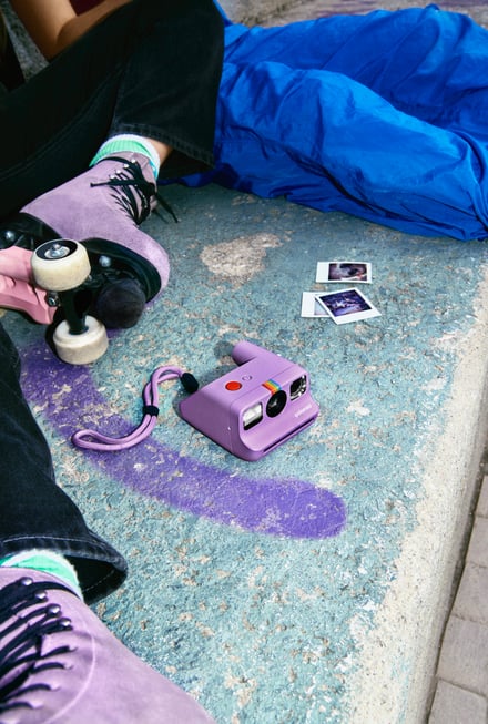 Polaroid Goパープル ビジュアル