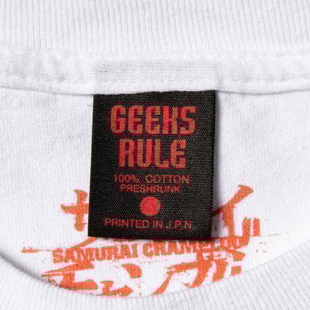 SAMURAI CHAMPLOO “MUGEN” × GEEKS RULE SILKSCREEN PRINTING T SHIRT