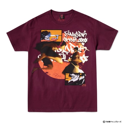 SAMURAI CHAMPLOO × GEEKS RULE 15 SILKSCREEN PRINTING T SHIRT