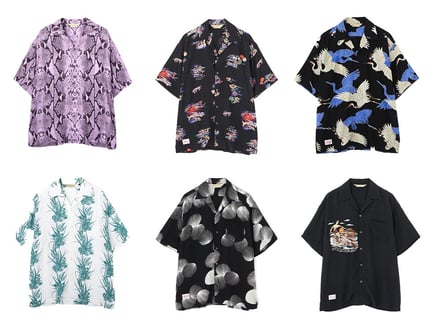 「ショット(Schott)」が、「パイナップル・ジュース(Pineapple Juice)」とのコラボで発売したハワイアンシャツ