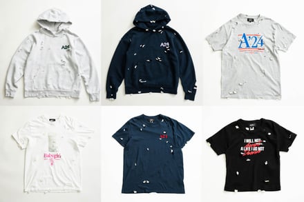 Tシャツとフーディー