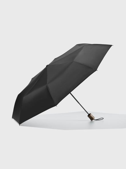 晴雨兼用の黒い傘
