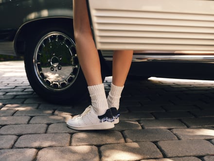 adidas OriginalsとCLOTのコラボアイテムのルック