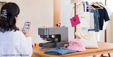 ブラザーが発売する家庭用刺しゅう専用機「スキッチ PP1(SKITCH PP1)」