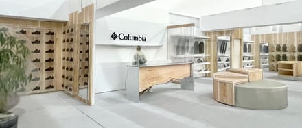 COLUMBIA TOKYO FLAGSHIPの内観