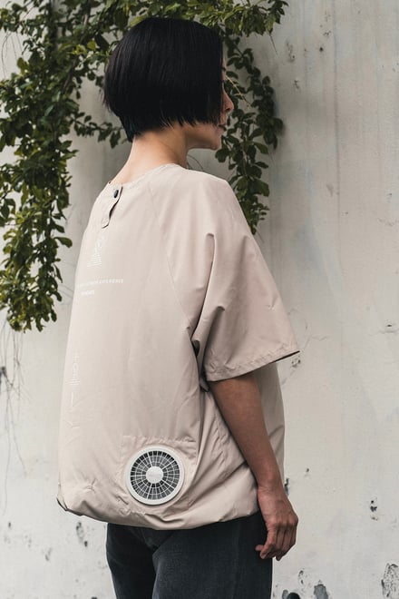 速乾Tシャツ型空調服リコ エア ファン