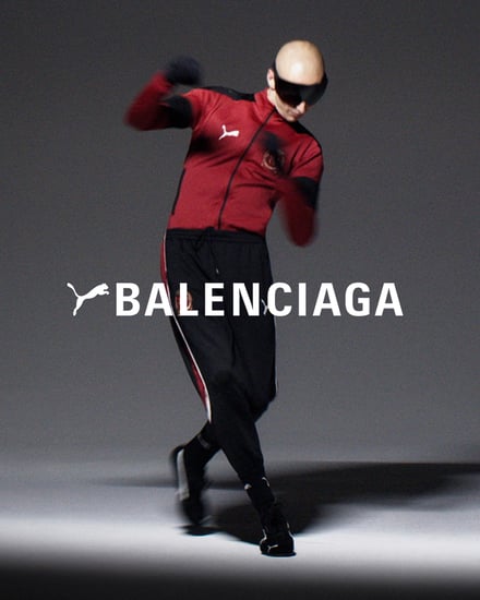 Balenciagaとプーマのコラボルック alt