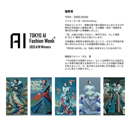 AIファッションウィーク受賞作品