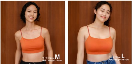 ブラウェア着用カット