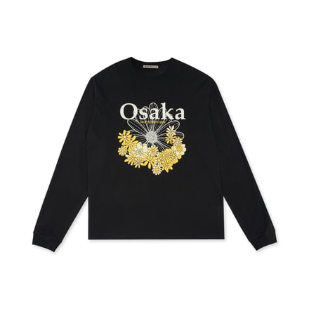UNISEX TSHIRT LONG SLEEVE FLOWER OSAKA NEW BLOSSOM アイテム画像
