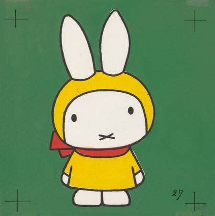 『うさこちゃんひこうきにのる』 1970年 印刷原稿