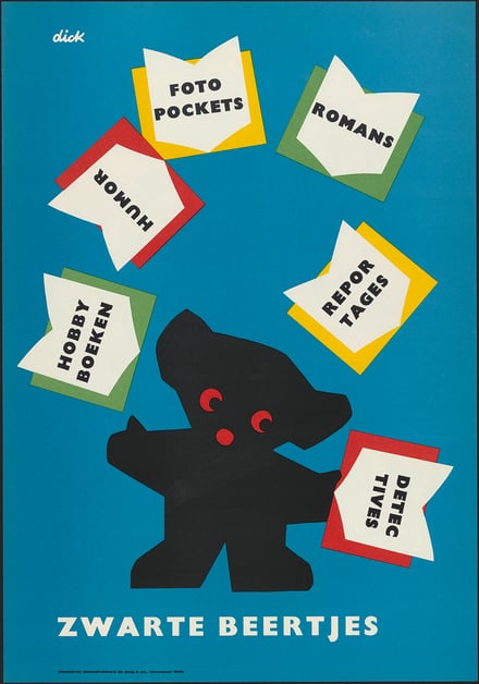 <ブラック?ベア>シリーズ ポスター 1959 年