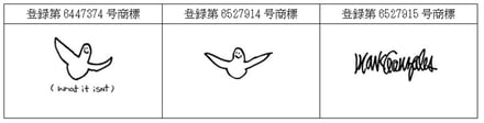 サクラインターナショナル社が保有していた商標の画像