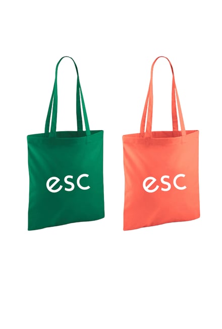 escのロゴトートバッグ アイテム画像