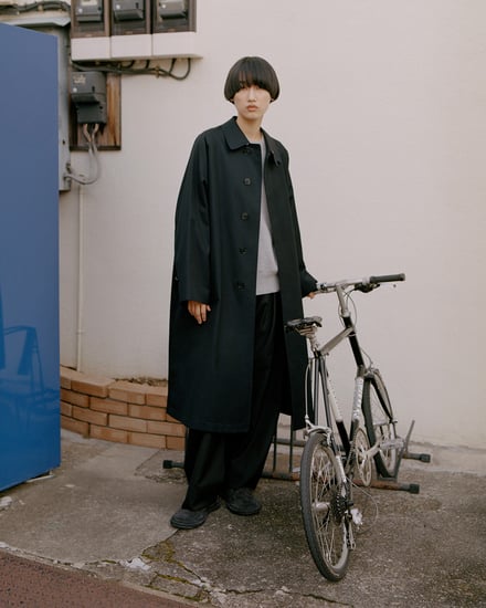 STUDIO NICHOLSONとBEAMS PLUSのカプセルコレクションのルック画像