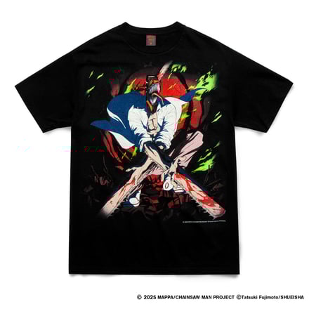 GEEKS RULEとチェンソーマンのコラボTシャツ