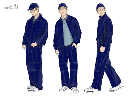 「ID UNITED ARROWS」が企画提案した八海醸造社員のユニフォームデザイン案