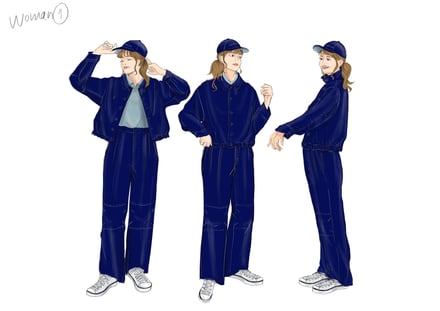 「ID UNITED ARROWS」が企画提案した八海醸造社員のユニフォームデザイン案