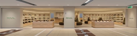 REGAL ヤエチカの店舗内観のパース画像