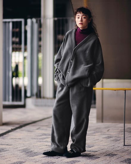 UNIQLO and NEEDLESのフリースコレクションのルック画像