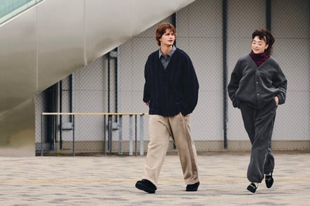 UNIQLO and NEEDLESのフリースコレクションのルック画像