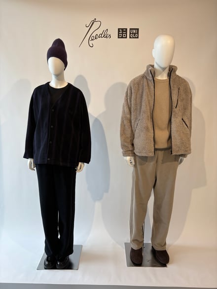 UNIQLO and NEEDLESのフリースコレクションのルック画像