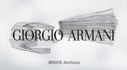 ジョルジオ アルマーニ アーカイヴ展のヴィジュアル