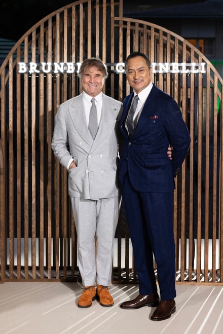 ブルネロ・クチネリと渡辺謙