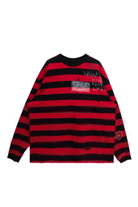 (DDNUBIAN) LONG SLEEVE / REDλ