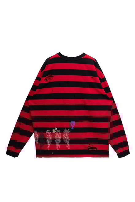 (DDNUBIAN) LONG SLEEVE / REDλ