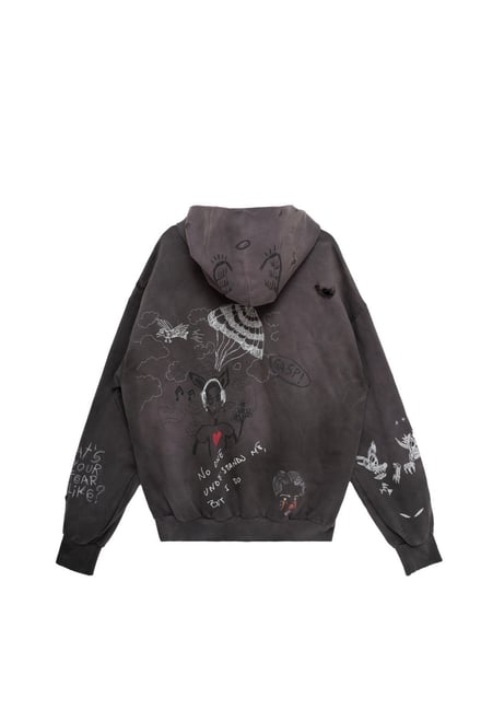 (DDNUBIAN) HOODIE / BLK λ