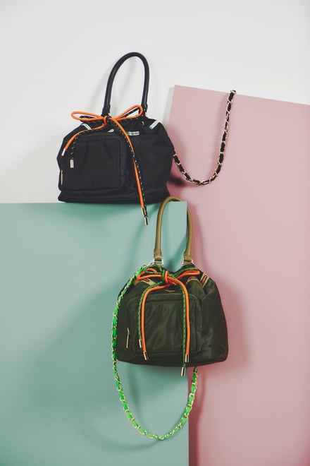 쥹ݩ`ȥåDrawstring Chain Bag
