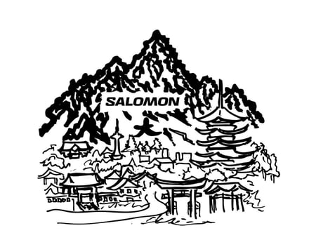 京都BAL店オープンの告知イラスト