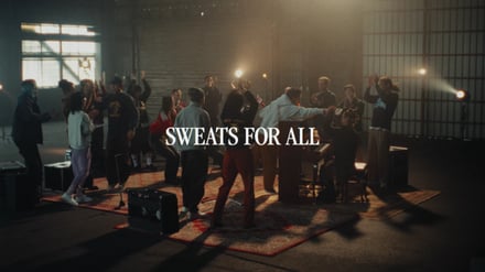 Champion「SWEATS FOR ALL」ヴィジュアル