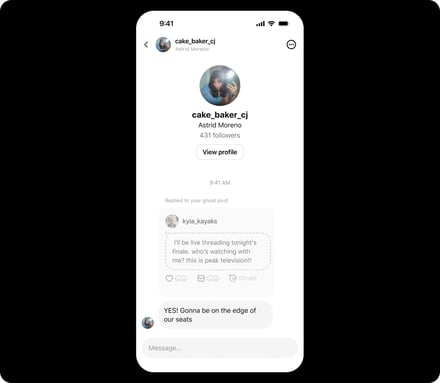 スレッズの画面