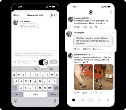 スレッズの画面