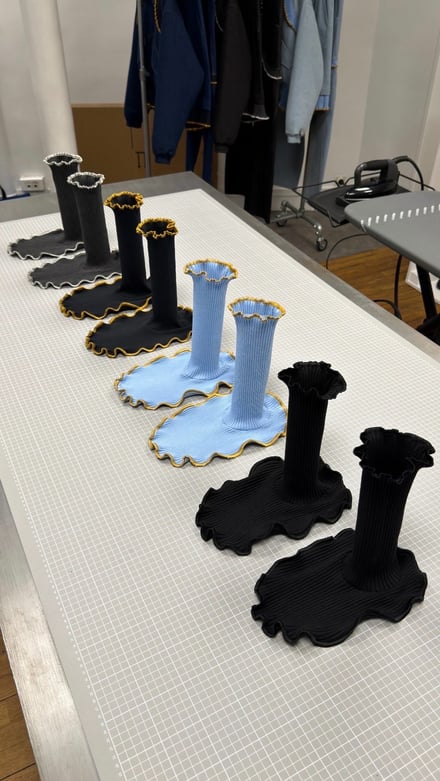 シューズが陳列された様子