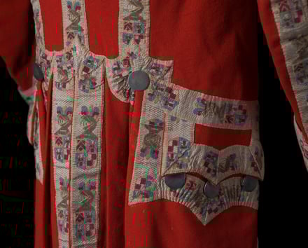 半・分解展で展示する衣服